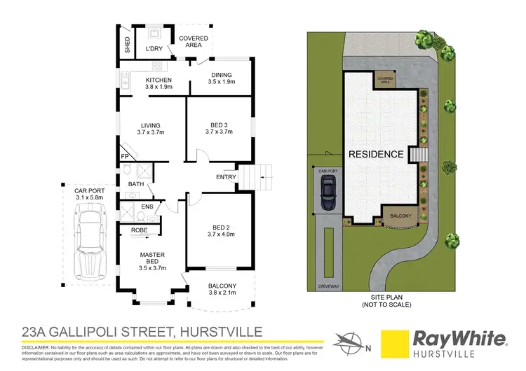 Floorplan of Homely house listing, 23A Gallipoli Street, Hurstville NSW 2220