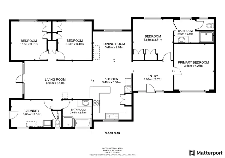 Floorplan of Homely house listing, 7 Currie Street, Swan Hill VIC 3585