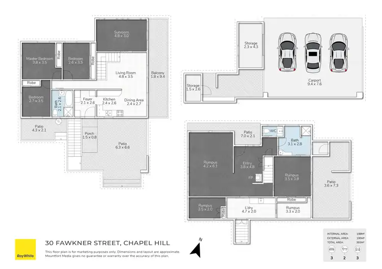 Floorplan of Homely house listing, 30 Fawkner Street, Chapel Hill QLD 4069