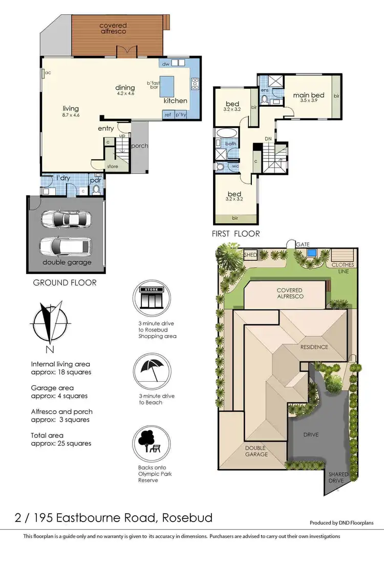 Floorplan of Homely house listing, 2/195 Eastbourne Road, Rosebud VIC 3939