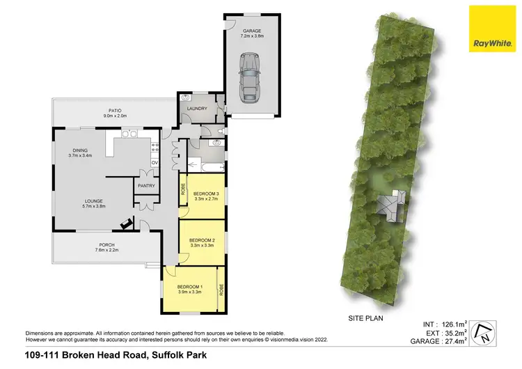 Floorplan of Homely rural property listing, 109-111 Broken Head Road, Suffolk Park NSW 2481