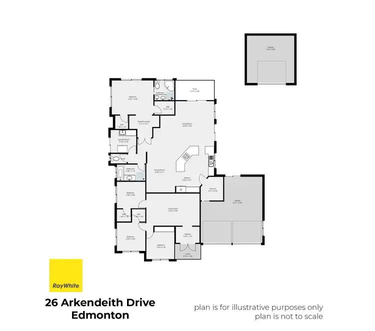 Floorplan of Homely house listing, 26 Arkendeith Drive, Edmonton QLD 4869