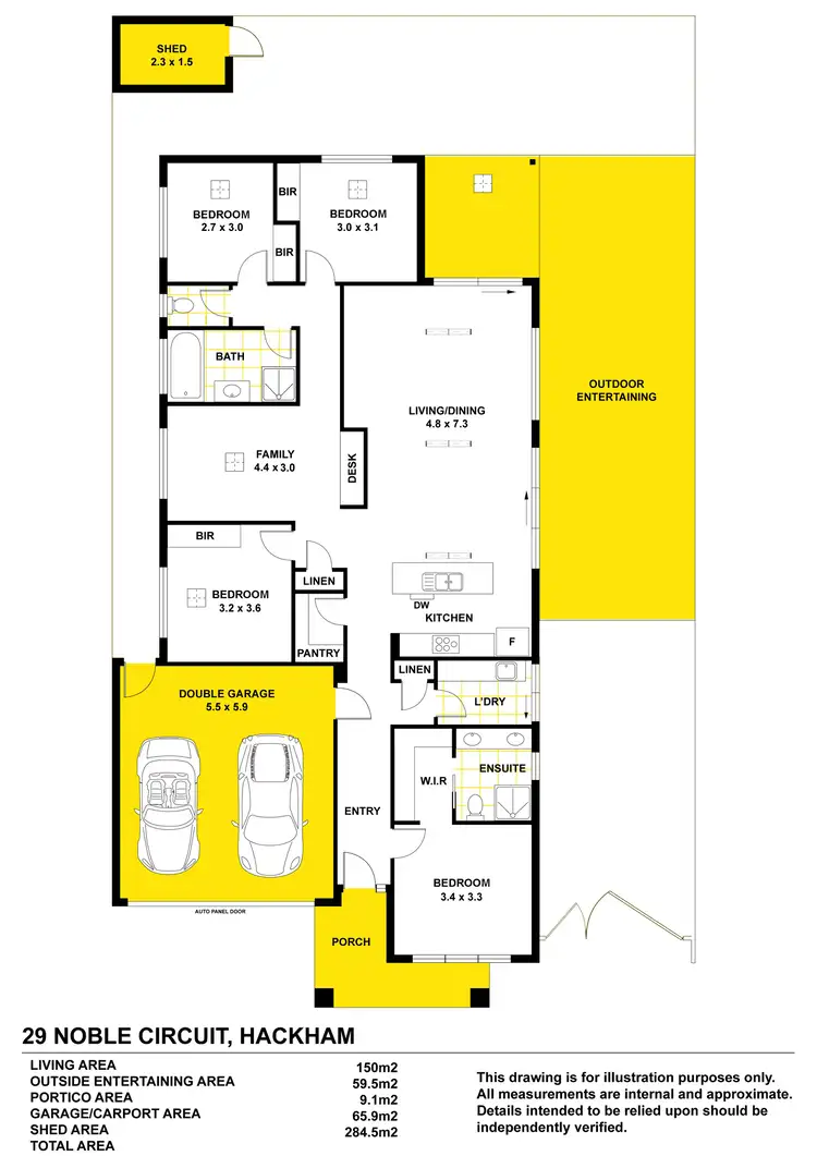 Floorplan of Homely house listing, 29 Noble Circuit, Hackham SA 5163