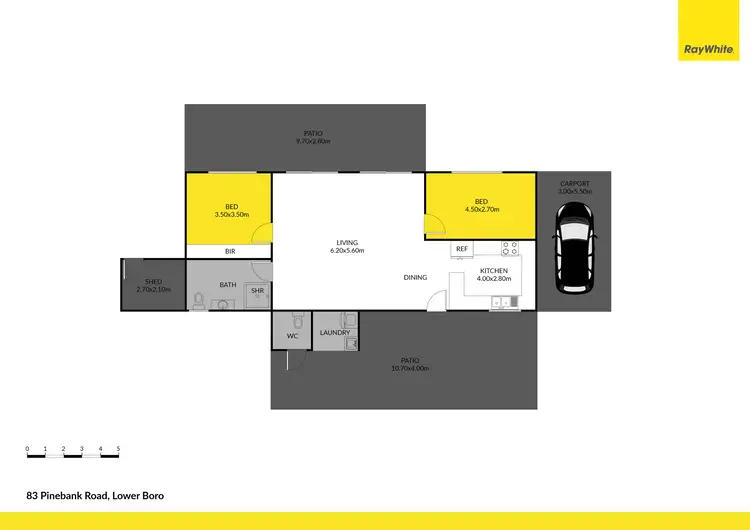 Floorplan of Homely house listing, 83 Pine Bank Drive, Lower Boro NSW 2580