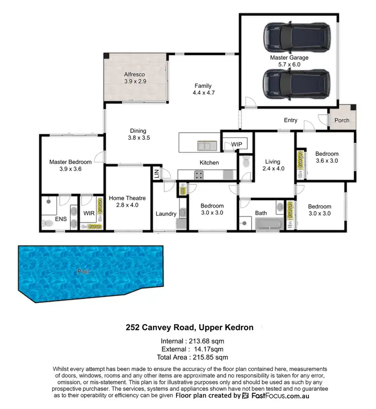 Floorplan of Homely house listing, 252 Canvey Road, Upper Kedron QLD 4055
