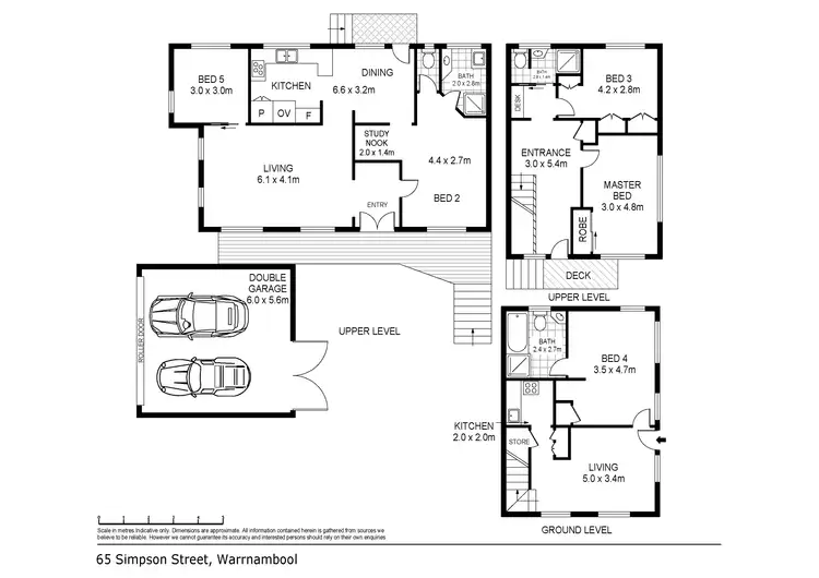 Floorplan of Homely house listing, 65 Simpson Street, Warrnambool VIC 3280