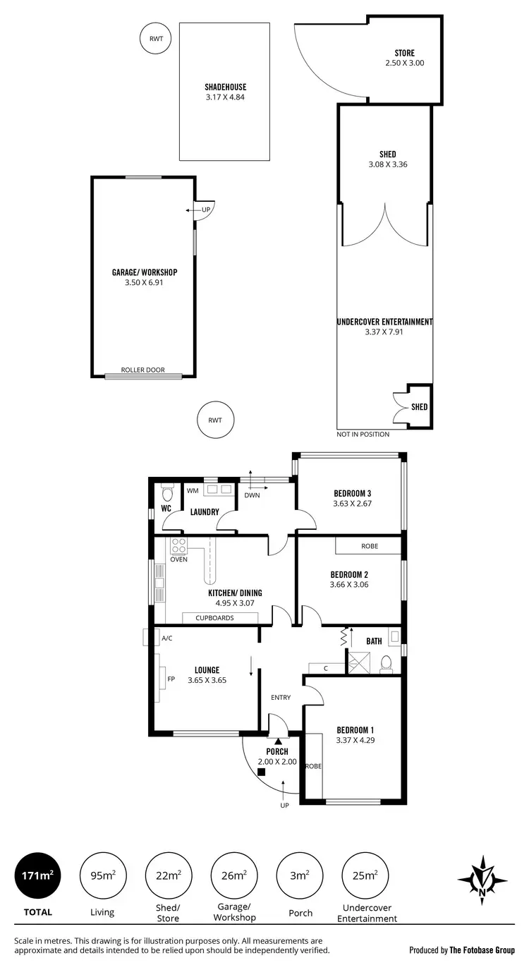 Floorplan of Homely house listing, 9 Raymond Avenue, Seaton SA 5023