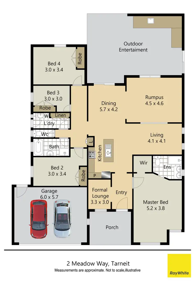 Floorplan of Homely house listing, 2 Meadow Way, Tarneit VIC 3029