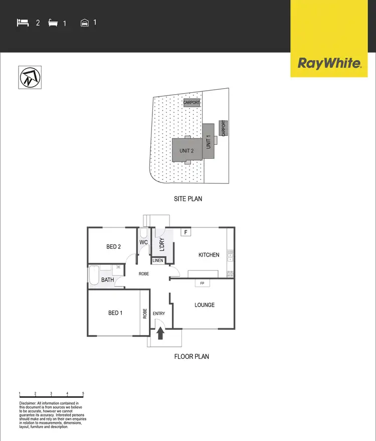Floorplan of Homely house listing, 2/147 Kalgoorlie Crescent, Fisher ACT 2611