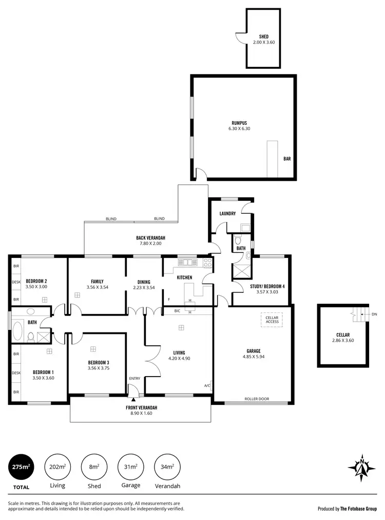 Floorplan of Homely house listing, 24 Burns Avenue, Fulham Gardens SA 5024