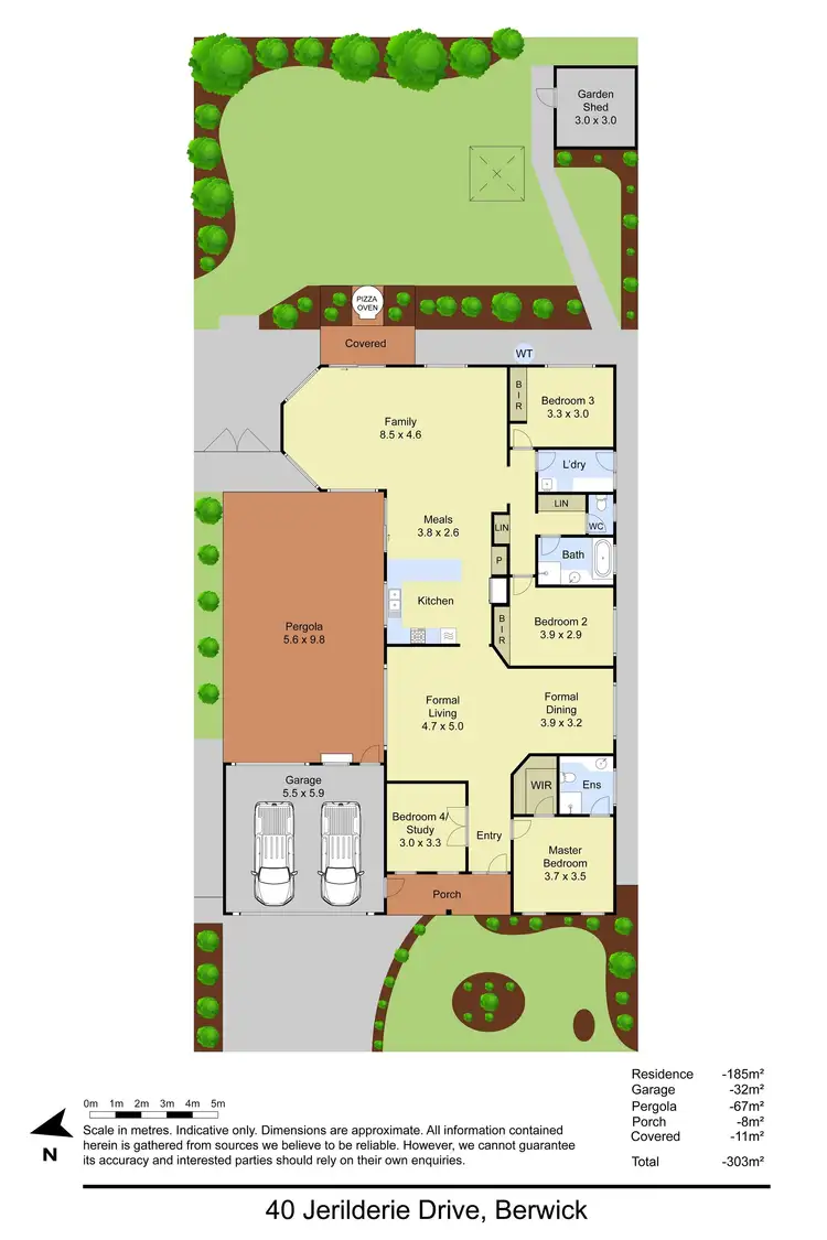 Floorplan of Homely house listing, 40 Jerilderie Drive, Berwick VIC 3806