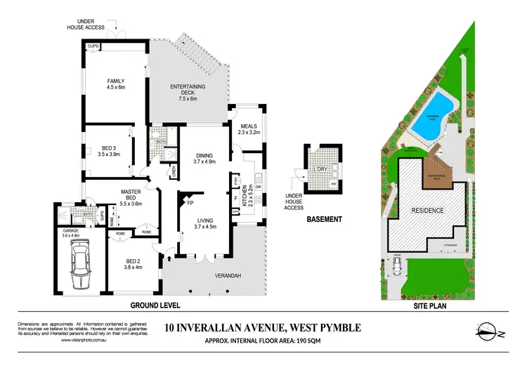 Floorplan of Homely house listing, 10 Inverallan Avenue, West Pymble NSW 2073