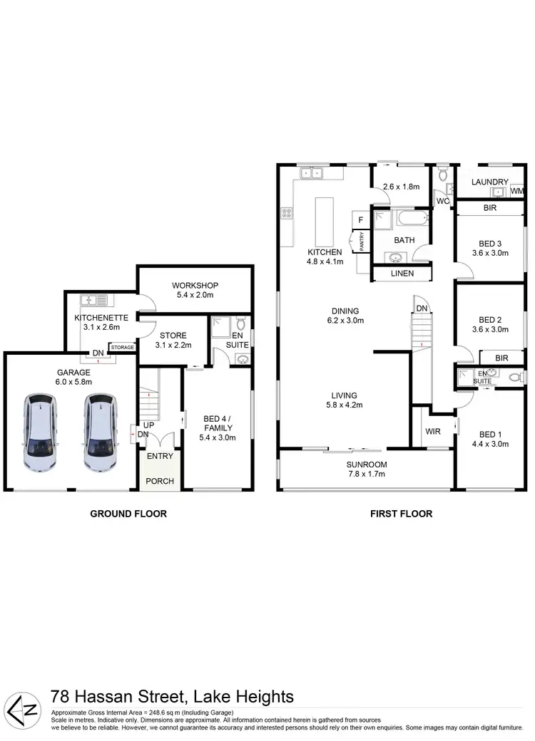 Floorplan of Homely house listing, 78 Hassan Street, Lake Heights NSW 2502