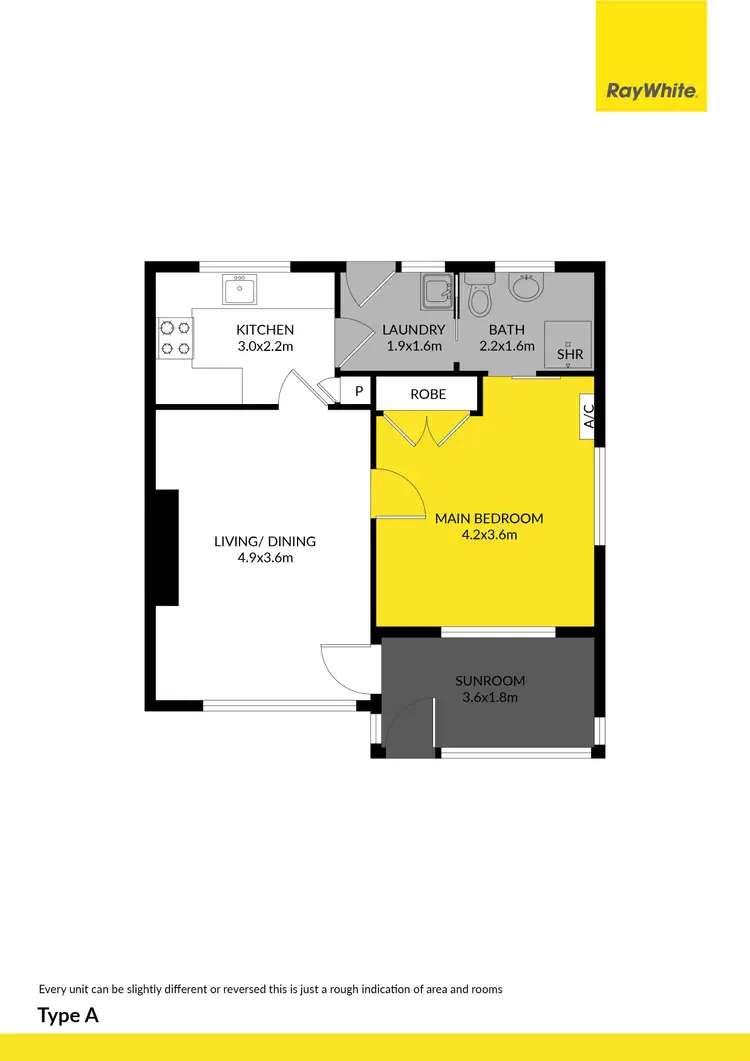 Floorplan of Homely retirement listing, 1 Constable Drive, Kilsyth VIC 3137