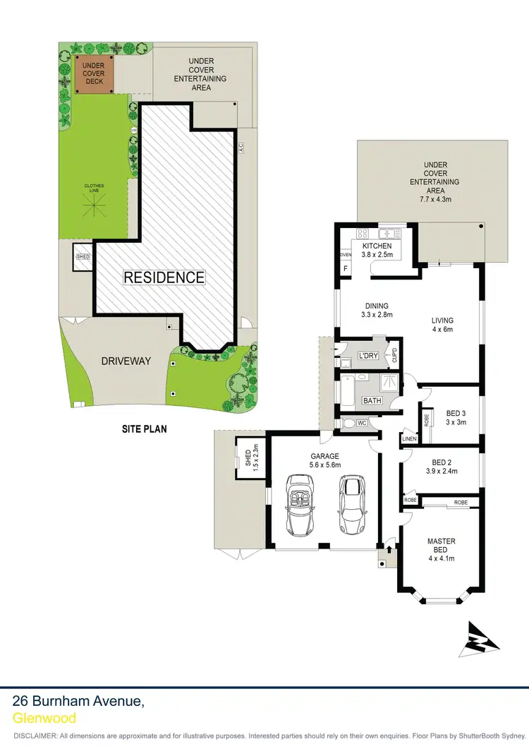 Floorplan of Homely house listing, 26 Burnham Avenue, Glenwood NSW 2768