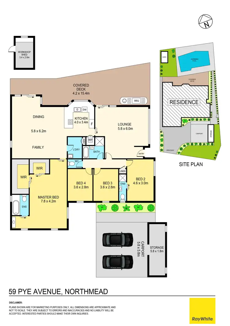 Floorplan of Homely house listing, 59 Pye Avenue, Northmead NSW 2152