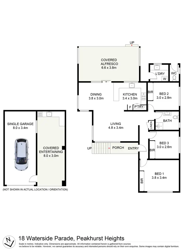 Floorplan of Homely house listing, 18 Waterside Parade, Peakhurst Heights NSW 2210