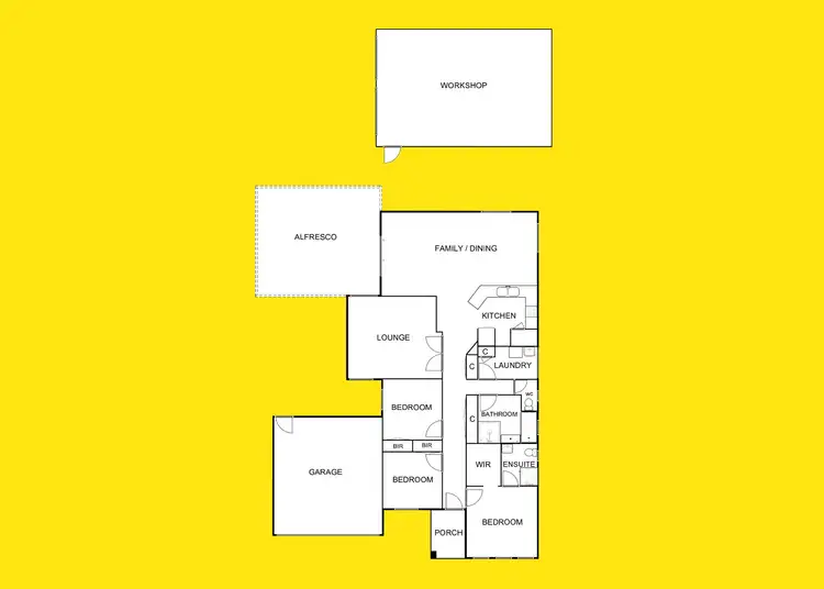 Floorplan of Homely house listing, 2 Kittyhawk Court, Mildura VIC 3500