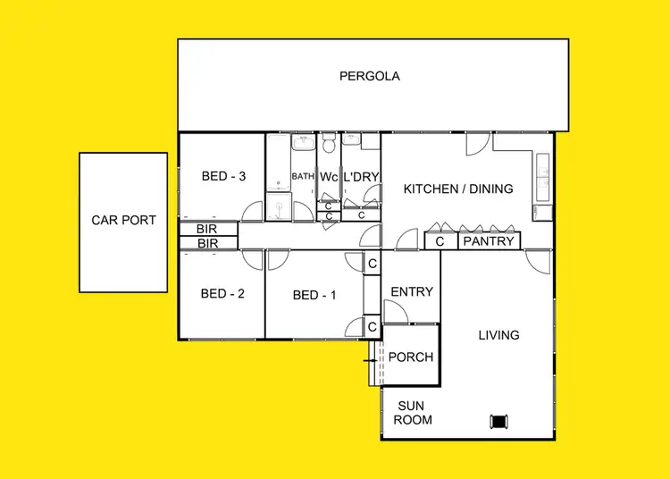 Floorplan of Homely house listing, 4 Ulmarra Place, Mildura VIC 3500