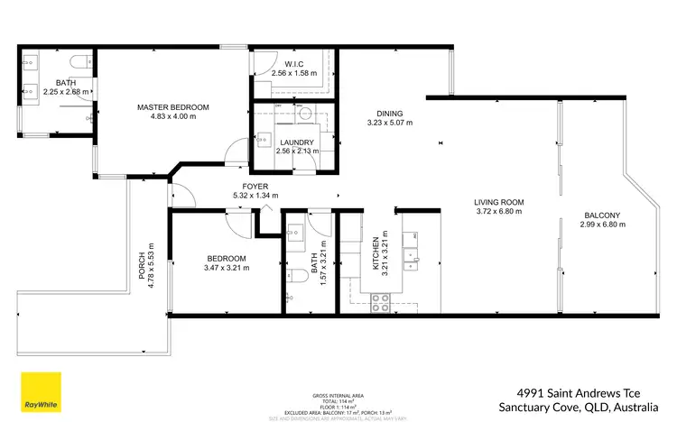 Floorplan of Homely apartment listing, 4991 St Andrews Terrace, Sanctuary Cove QLD 4212