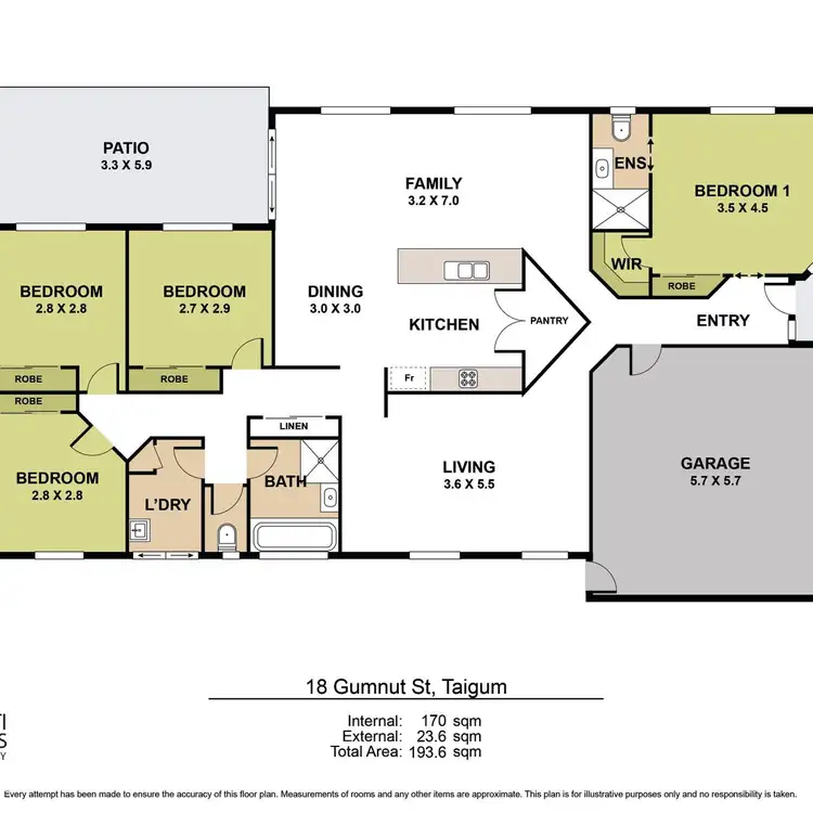 Floorplan of Homely house listing, 18 Gumnut Street, Taigum QLD 4018