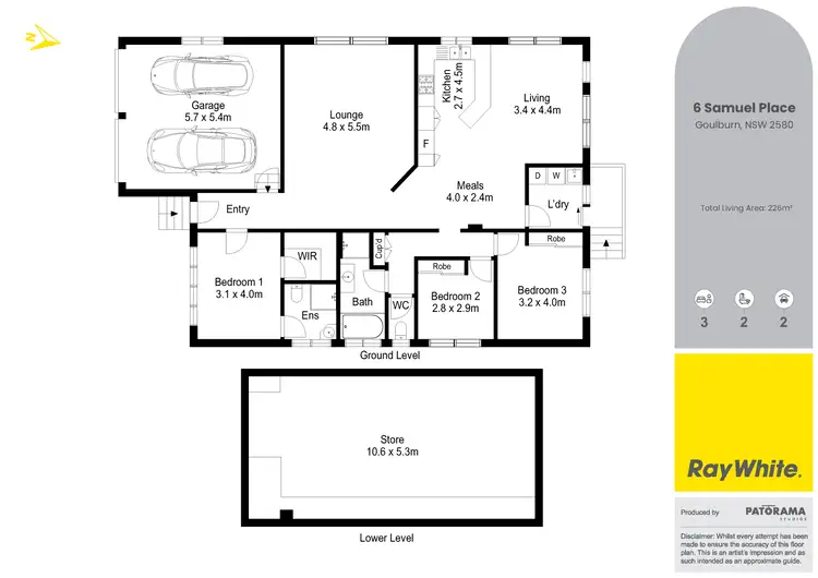 Floorplan of Homely house listing, 6 Samuel Place, Goulburn NSW 2580