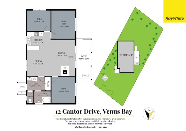 Floorplan of Homely house listing, 12 Cantor Drive, Venus Bay VIC 3956