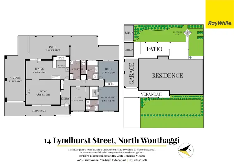 Floorplan of Homely house listing, 14 Lyndhurst Street, Wonthaggi VIC 3995