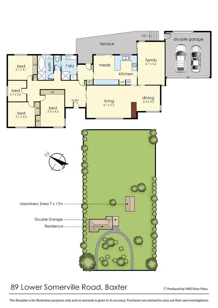 Floorplan of Homely rural property listing, 89 Lower Somerville Road, Baxter VIC 3911