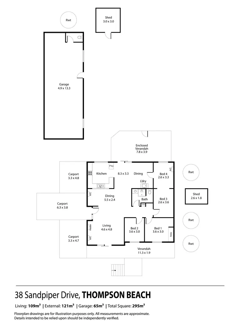 Floorplan of Homely house listing, 38 Sandpiper Drive, Thompson Beach SA 5501