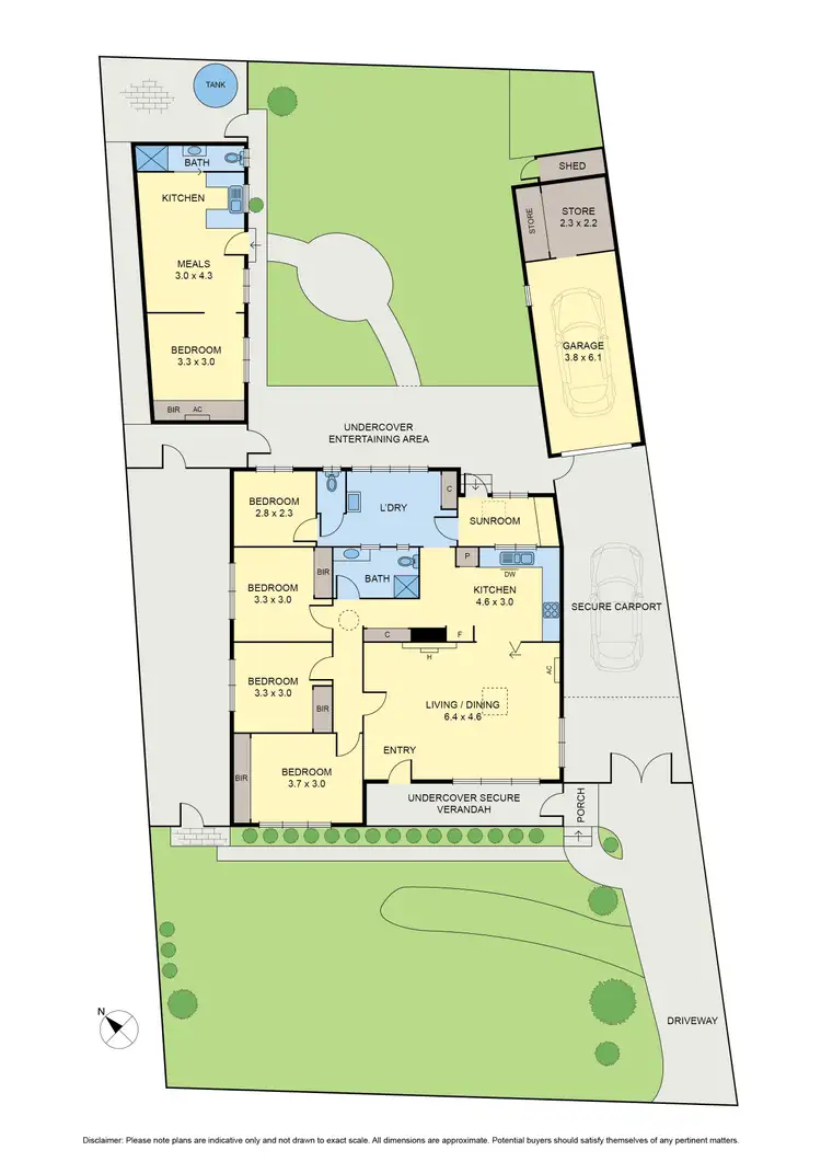 Floorplan of Homely house listing, 24 Tyrrell Crescent, Fawkner VIC 3060