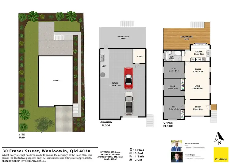Floorplan of Homely house listing, 30 Fraser Street, Wooloowin QLD 4030