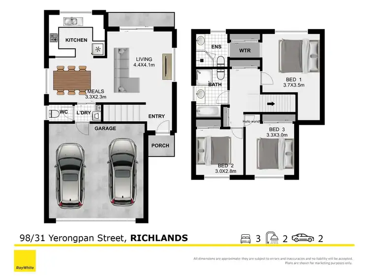 Floorplan of Homely house listing, 98/31 Yerongpan Street, Richlands QLD 4077