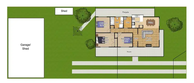 Floorplan of Homely house listing, 104 Fordholm Road, Hampton Park VIC 3976
