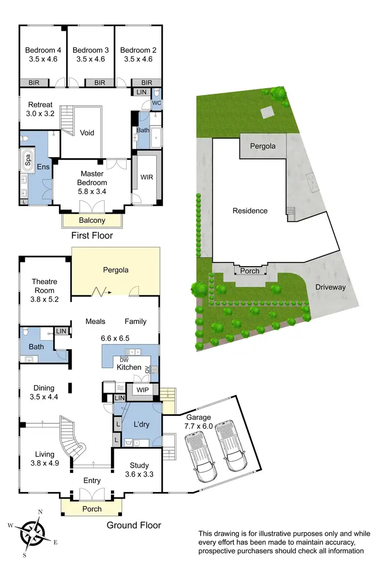 Floorplan of Homely house listing, 140 Grandview Road, Wheelers Hill VIC 3150