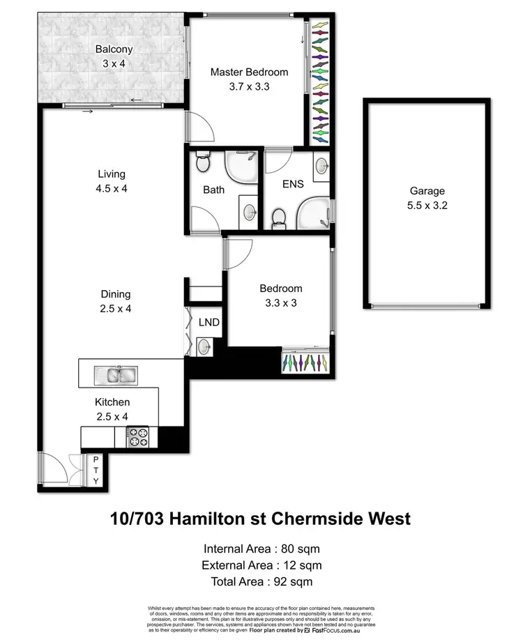 Floorplan of Homely unit listing, 10/703 Hamilton Road, Chermside West QLD 4032