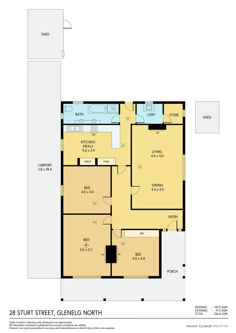 Floorplan of Homely house listing, 28 Sturt Street, Glenelg North SA 5045