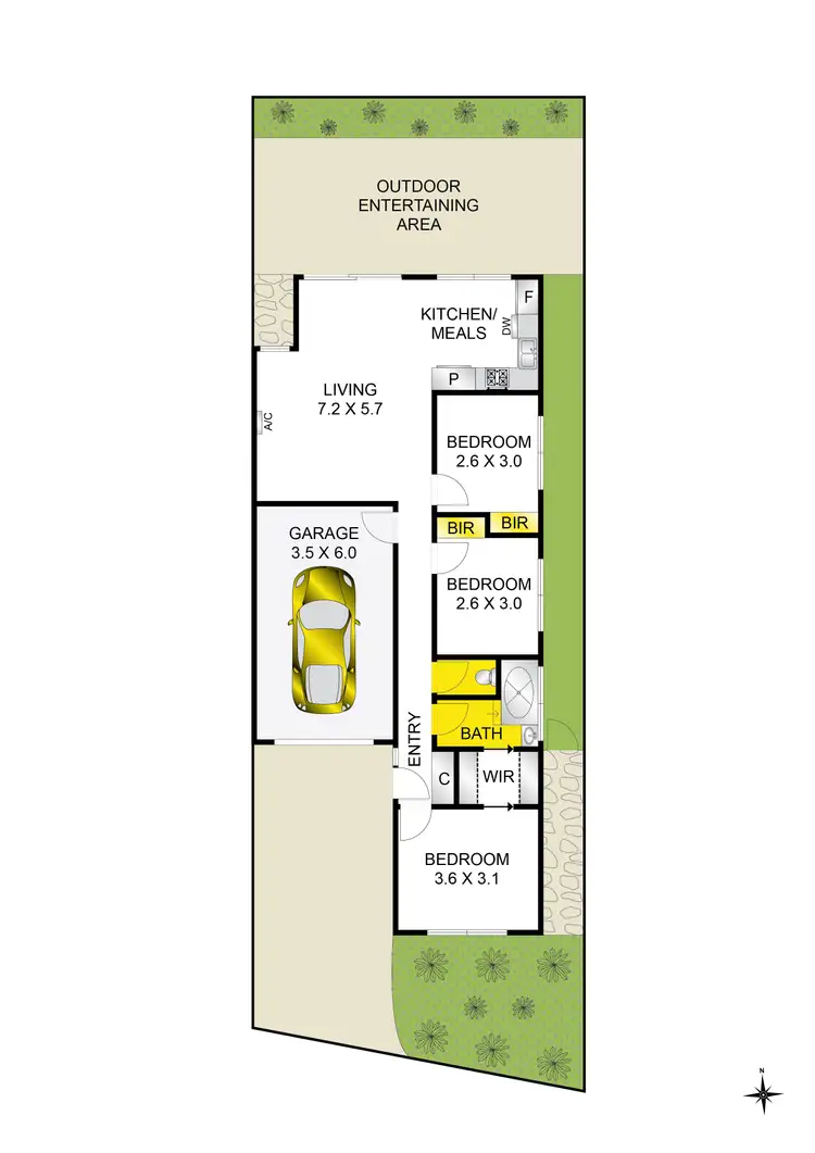 Floorplan of Homely house listing, 10/66 Station Road, Marshall VIC 3216