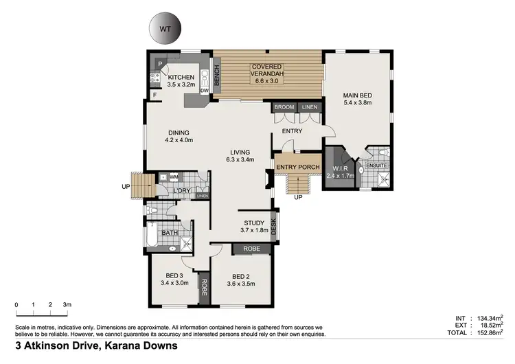 Floorplan of Homely house listing, 3 Atkinson Drive, Karana Downs QLD 4306