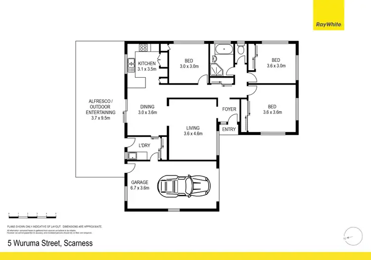 Floorplan of Homely house listing, 5 Wuruma Street, Scarness QLD 4655