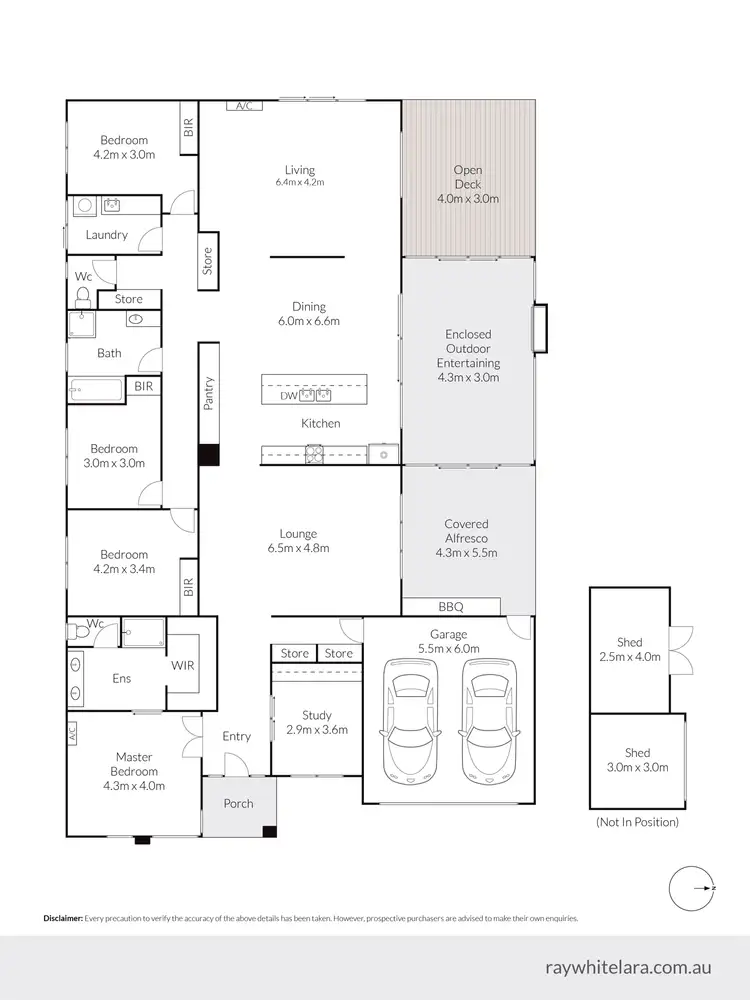 Floorplan of Homely house listing, 27 Moorhen Drive, Lara VIC 3212