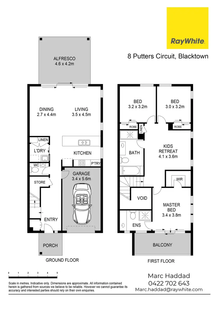 Floorplan of Homely house listing, 8 Putters Circuit, Blacktown NSW 2148
