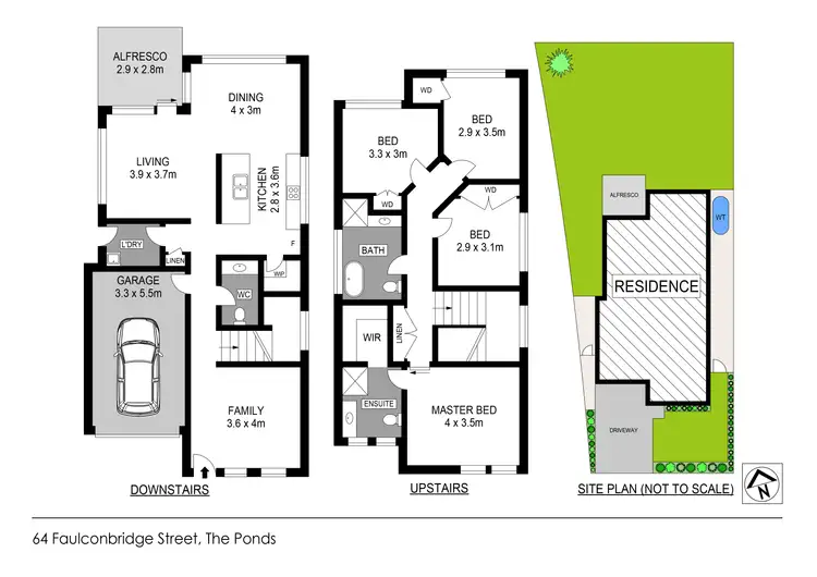 Floorplan of Homely house listing, 64 Faulconbridge Street, The Ponds NSW 2769