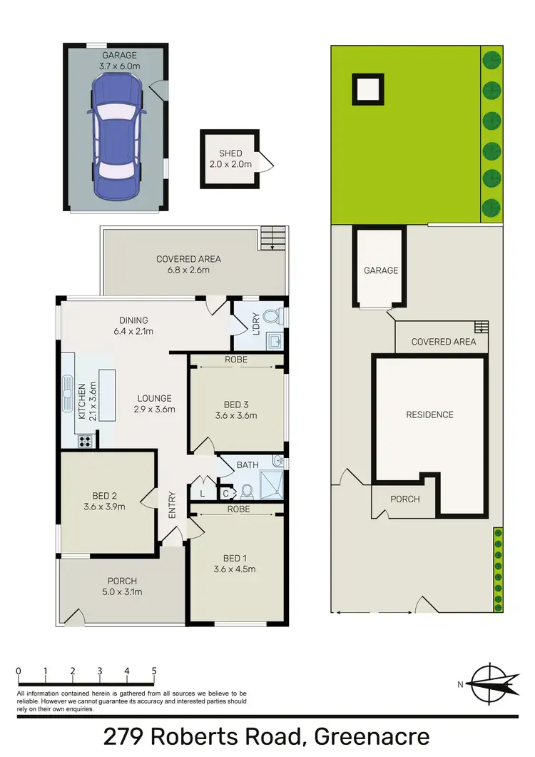 Floorplan of Homely house listing, 279 Roberts Road, Greenacre NSW 2190