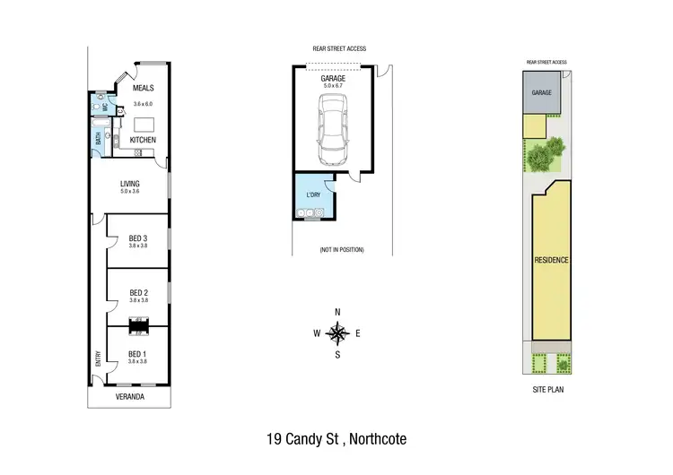 Floorplan of Homely house listing, 19 Candy Street, Northcote VIC 3070