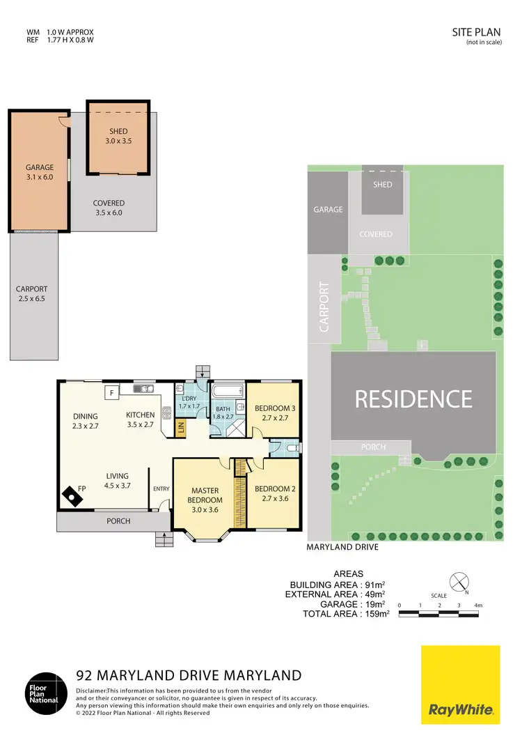 Floorplan of Homely house listing, 92 Maryland Drive, Maryland NSW 2287