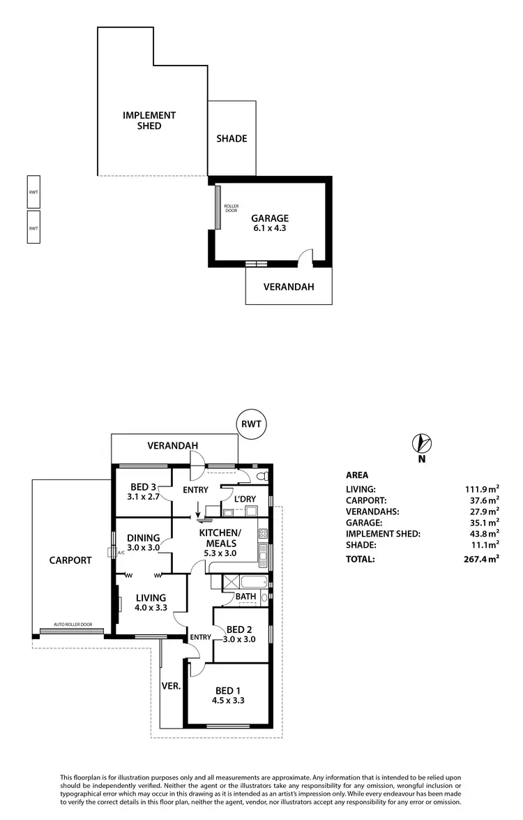Floorplan of Homely house listing, 24 Alice Terrace, Murray Bridge SA 5253
