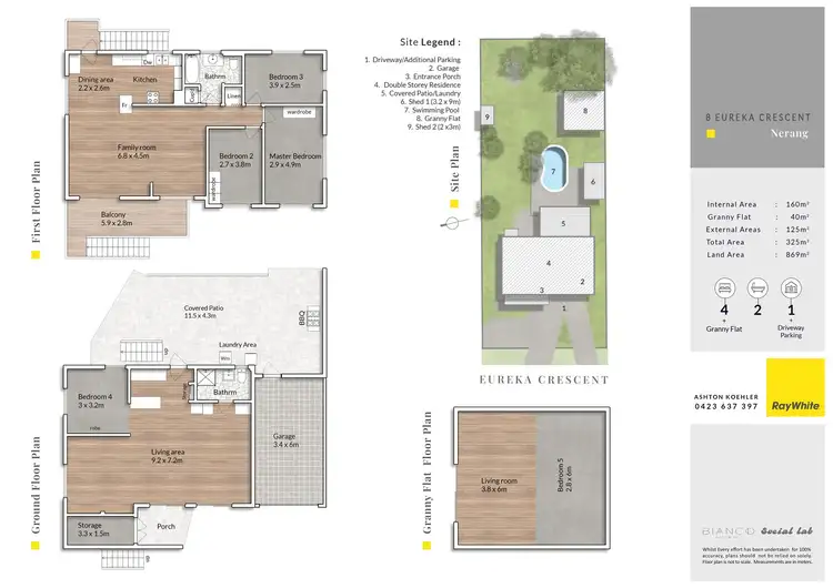 Floorplan of Homely house listing, 8 Eureka Crescent, Nerang QLD 4211