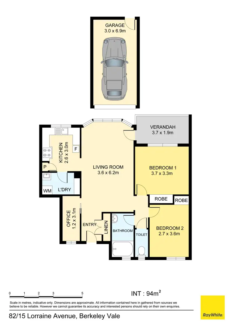 Floorplan of Homely retirement listing, 82/15 Lorraine Avenue, Berkeley Vale NSW 2261
