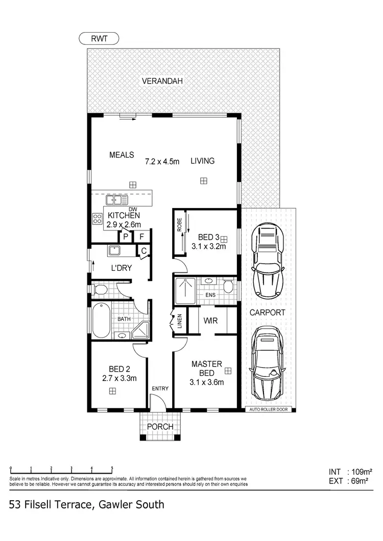 Floorplan of Homely house listing, 53 Filsell Terrace, Gawler South SA 5118